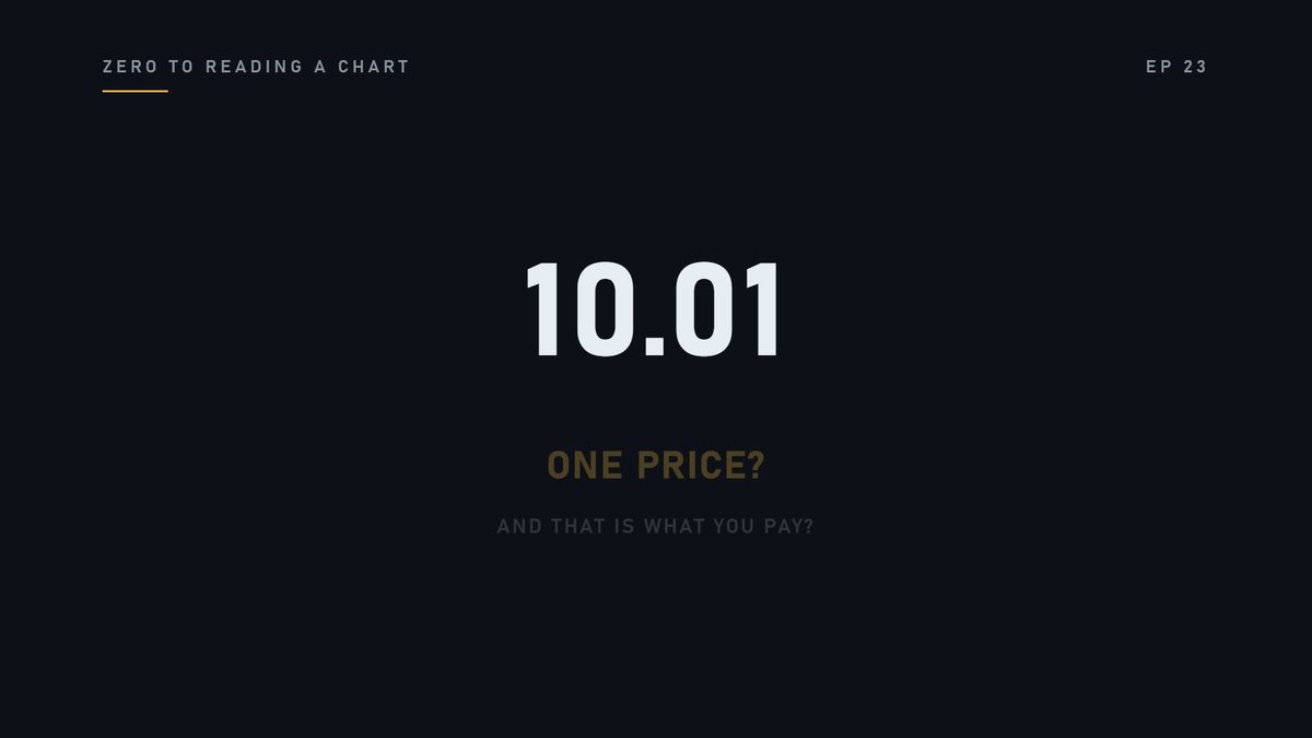 Most people think a stock has one price, and that is what they pay.